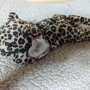 Jungle Cat, Freckles, Ty Beanie Baby collectible plush toy